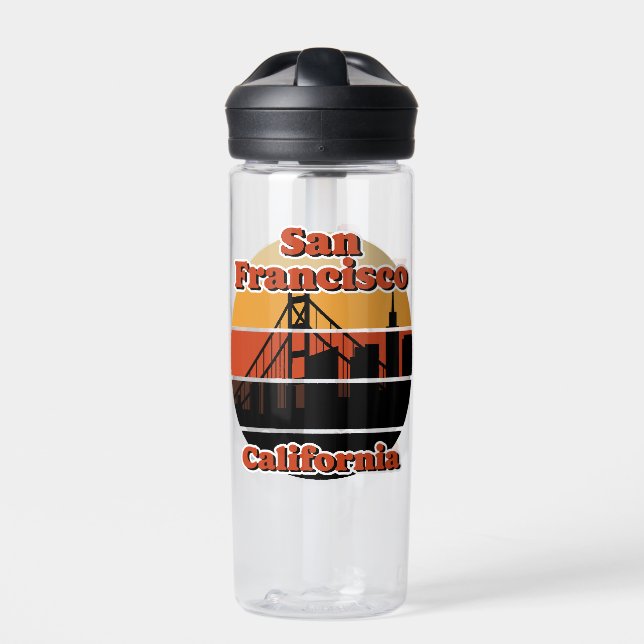 Vintage San Francisco California Water Bottle (Front)