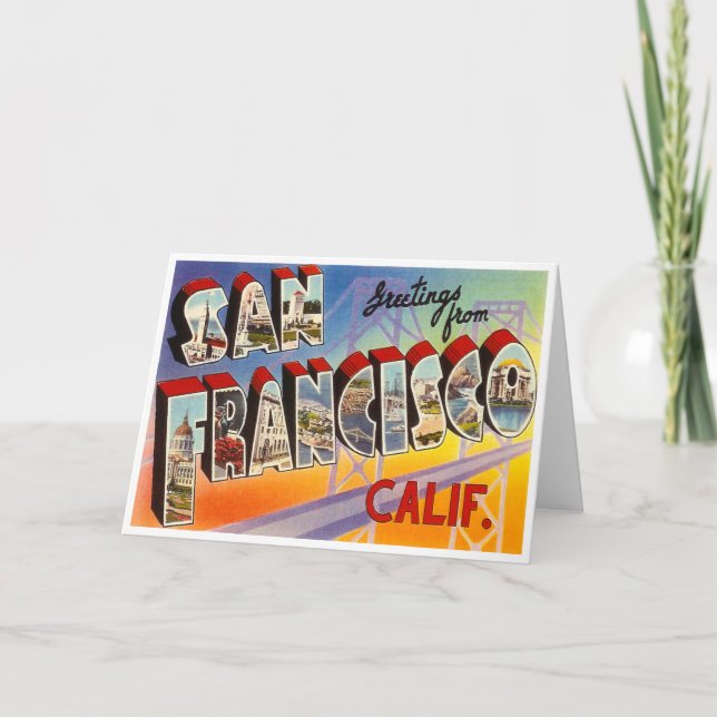 Vintage San Francisco Card (Front)