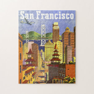 Vintage San Francisco Jigsaw Puzzle