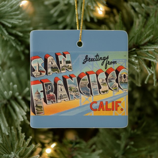 Vintage  San Francisco  Ornament (Tree)