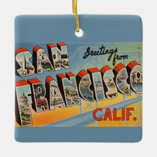 Vintage San Francisco Ornament