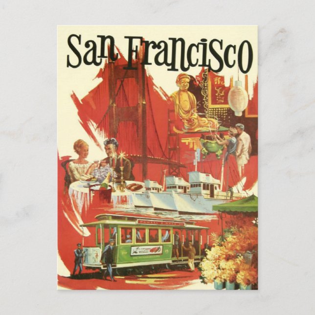 Vintage San Francisco Postcard (Front)