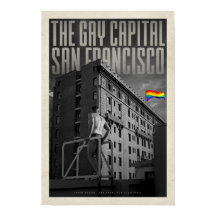 Vintage San Francisco  Pride Travel Poster