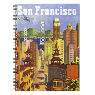 Vintage San Francisco Spiral Notebook