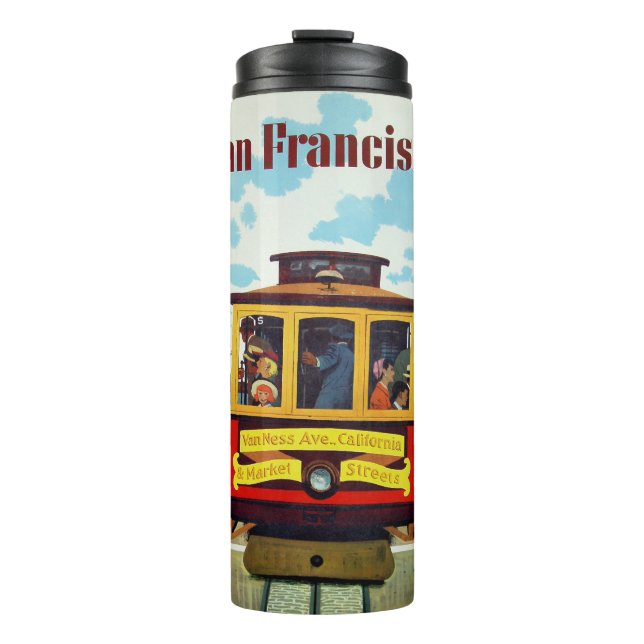 Vintage San Francisco USA custom name tumbler (Front)