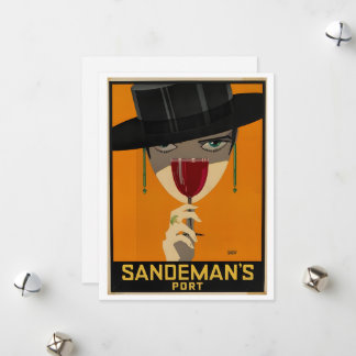 Vintage Sandeman Ad Holiday Card