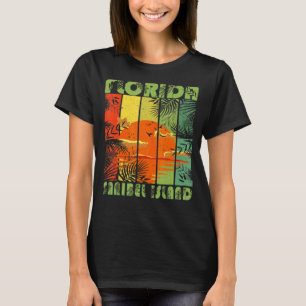 Vintage Sanibel Island Florida Island Beach Vacat T-Shirt