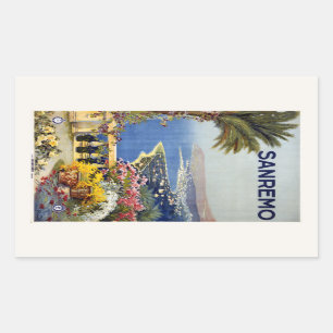Vintage Sanremo Italy stickers