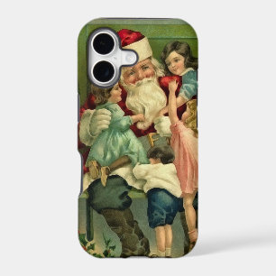 Vintage Santa and Children Phone Case