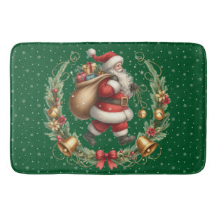 Vintage Santa Bath Mat