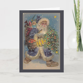 Vintage Santa Christmas Card