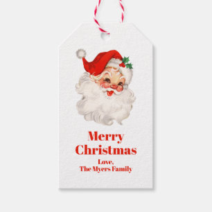 Vintage Santa Christmas Gift Tags