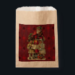Vintage Santa Christmas Music Singing Favour Bags<br><div class="desc">Vintage Santa Claus Playing the Violin Santa Claus is having great fun in this reproduction of a vintage Christmas card. He's playing a violin as the two children in front of him are holding a candle, reading the sheet music, and singing along with a wonderful Christmas song. At their feet...</div>