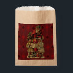 Vintage Santa Christmas Music Singing Favour Bags<br><div class="desc">Vintage Santa Claus Playing the Violin Santa Claus is having great fun in this reproduction of a vintage Christmas card. He's playing a violin as the two children in front of him are holding a candle, reading the sheet music, and singing along with a wonderful Christmas song. At their feet...</div>