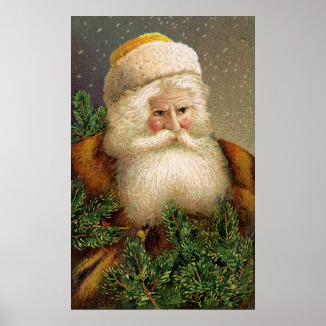 Vintage Santa Claus 11 Poster (Front)