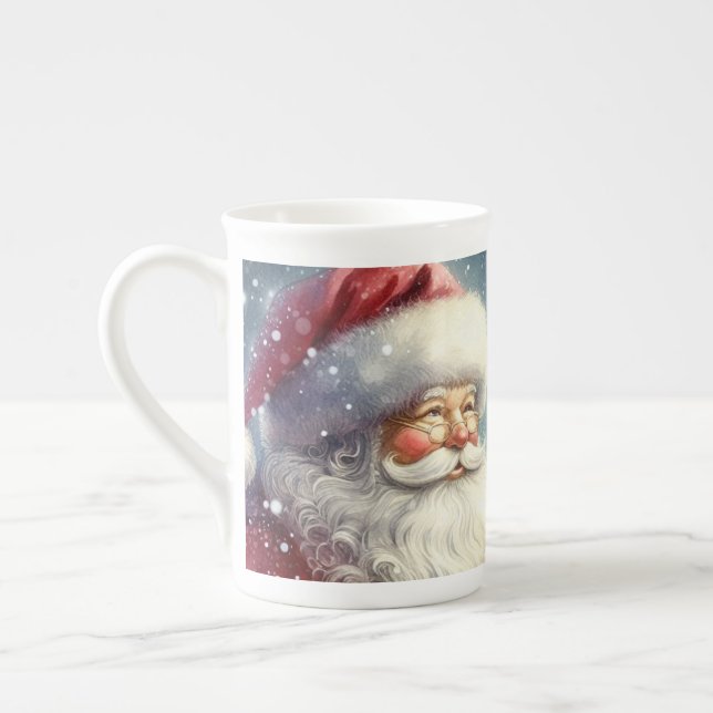 Vintage Santa Claus Bone China Speciality Mug (Left)