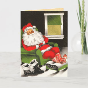 Vintage Santa Claus Card