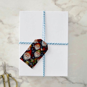 Vintage Santa Claus Christmas Collection Gift Tags