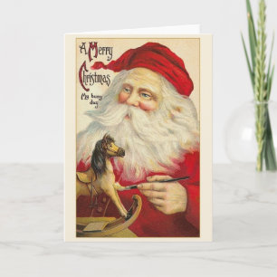 Vintage Santa Claus Christmas Greeting Card