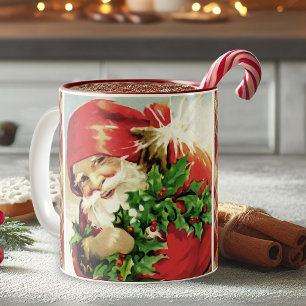 Vintage Santa Claus Christmas Mug