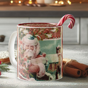 Vintage Santa Claus Christmas Mug