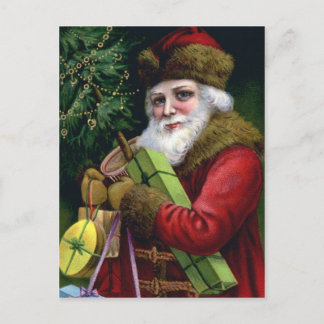Vintage Santa Claus Christmas Postcard Post Card