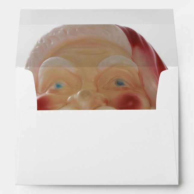 Vintage Santa Claus face Envelope (Back (Bottom))