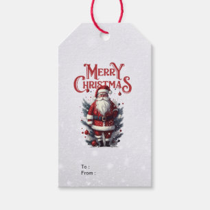 Vintage Santa Claus Gift Tags