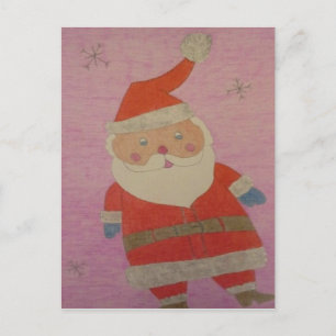 Vintage Santa Claus Holiday Postcard