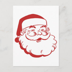 Vintage Santa Claus Holiday Postcard