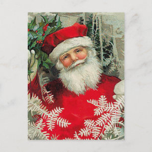 Vintage Santa Claus Holiday Postcard