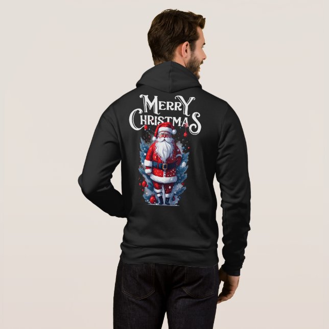 Vintage Santa Claus Hoodie (Back Full)