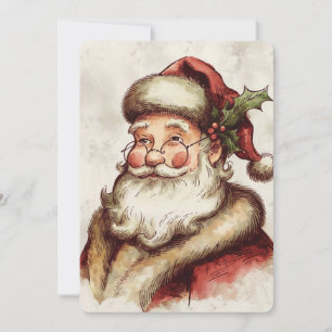 Vintage Santa Claus Invitation