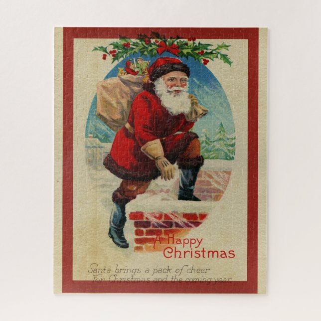 Vintage Santa Claus Jigsaw Puzzle (Vertical)