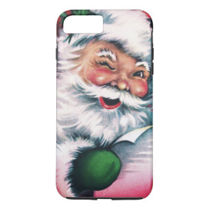 Vintage Santa Claus,Merry Xmas, happy Santa Claus, Case-Mate iPhone Case