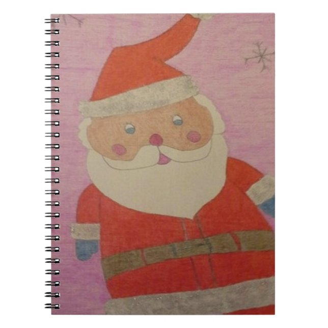 Vintage Santa Claus Notebook (Front)