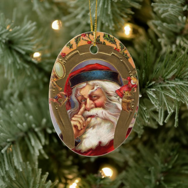 Vintage Santa Claus Ornament (Tree)