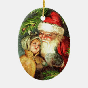 Vintage Santa Claus Ornament