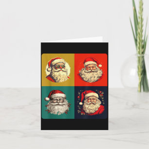 Vintage Santa Claus P Art - Retro Funny Christmas  Card