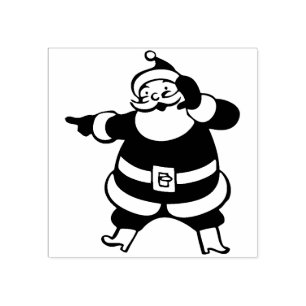 Vintage Santa Claus Rubber Stamp