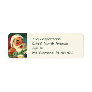 Vintage Santa Claus Smiling Christmas