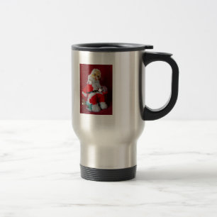 Vintage Santa Claus Toy Travel Mug