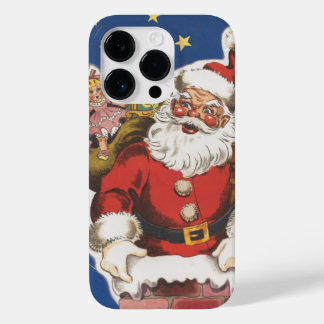 Vintage Santa Claus, Twas Night Before Christmas Case-Mate iPhone 14 Pro Case