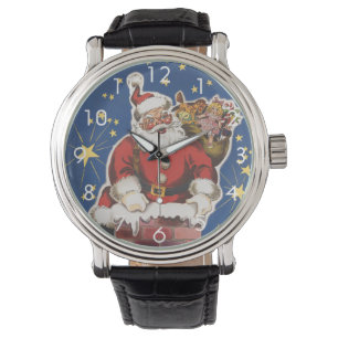 Vintage Santa Claus, Twas Night Before Christmas Watch