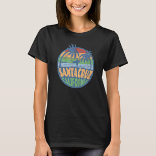 Vintage Santa Cruz California Beach Surfing 70s Di T-Shirt