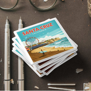 Vintage Santa Cruz California Magnet