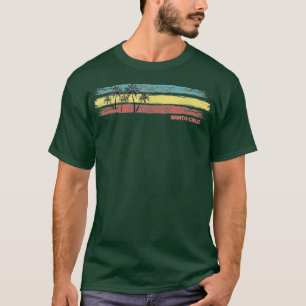 Vintage Santa Cruz Retro Surfer Beach Santa Cruz C T-Shirt