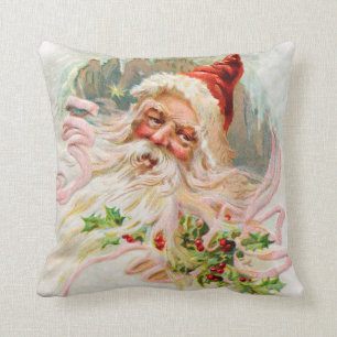 VINTAGE SANTA CUSHION