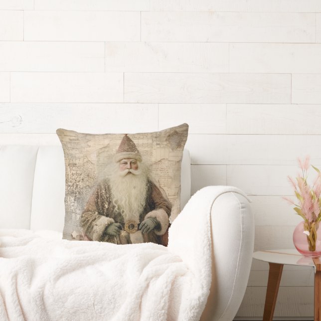 Vintage Santa Cushion (Couch)