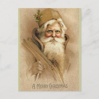 Vintage Santa / Father Christmas Holiday Postcard